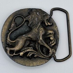 Vintage Zodiac Leo Belt Buckle